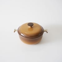 ビンテージ・ル・クルーゼ  / グラデーション茶　20cm