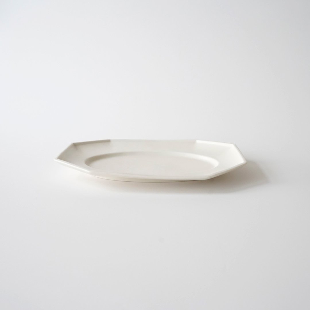 照井壮　デルフト　オクタゴナル　八角皿　大 照井壮 デルフト八角皿 オクトゴナル 大小セット 照井壮 / デルフト