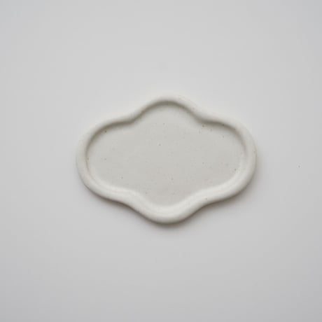 フルカワゲンゴ・菓子皿 / 白釉 ③
