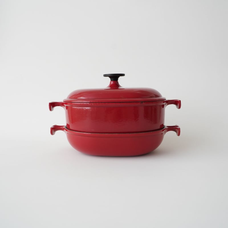 ビンテージ・ル・クルーゼ / 赤（浅鍋セット） | 黄魚オンラインショップ