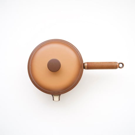 ル・クルーゼ　片手鍋　20cm  / マット茶