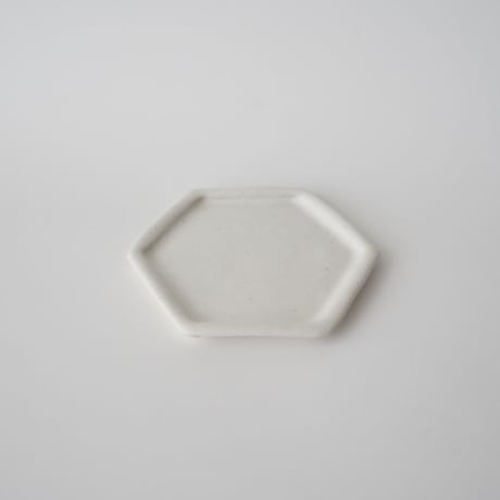 フルカワゲンゴ・菓子皿 / 白釉 ④