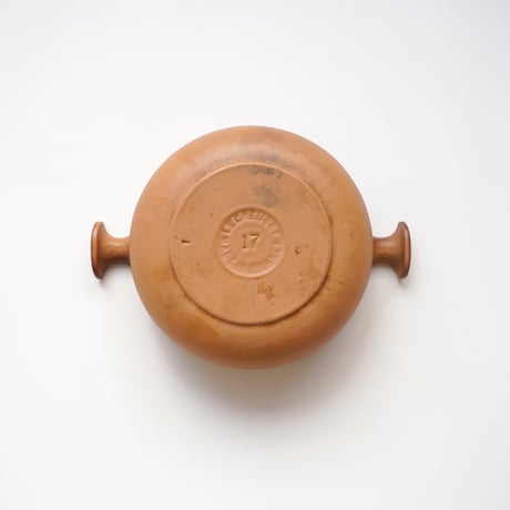ビンテージ・ル・クルーゼ /  17cm (グラデーションマット茶）