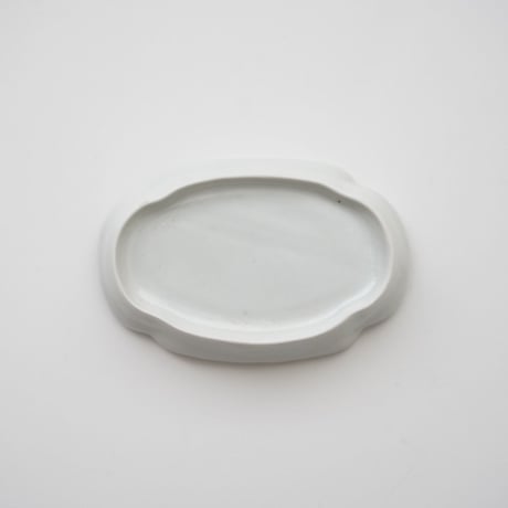2竹下努・青白磁小皿 / 木瓜