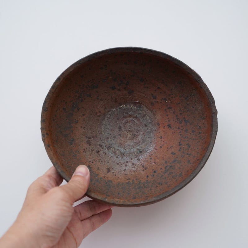 希少作☆森岡成好☆とくり（南蛮窯変徳利）☆共箱☆緋色 希少作☆森岡