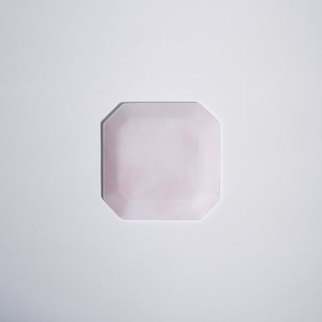 藤本咲・八角皿 / ピンク