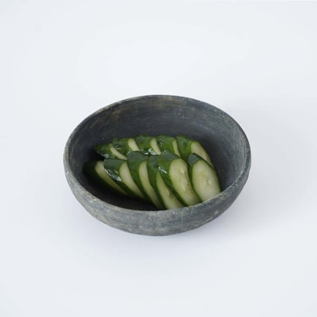 水谷智美・取鉢（墨黒）