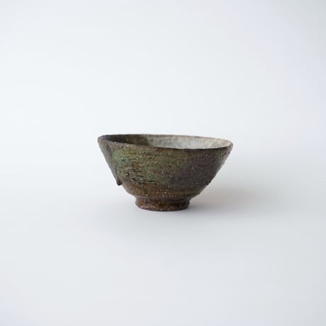 1 木曽志真雄・飯碗　オリベ3種（荒化粧） ③