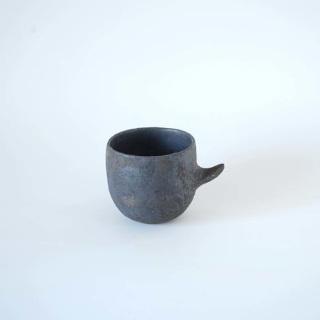 水谷智美・つのカップ（墨黒）