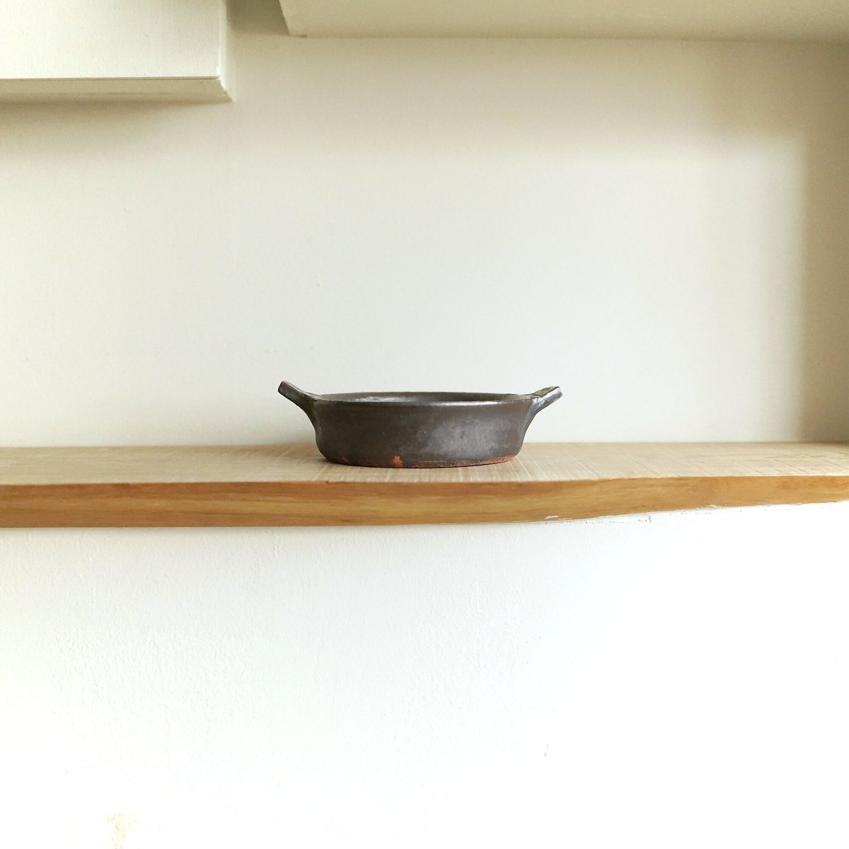 遠藤素子・グラタン皿 (小) / 鉄釉 | 黄魚オンラインショップ