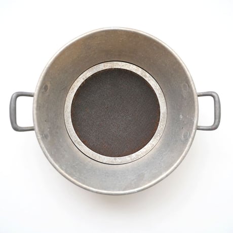 フランス・ビンテージ調理器具・両手持ち手つき/漉し器