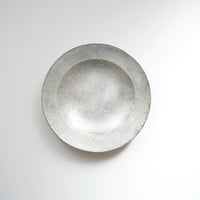 フルカワゲンゴ /  銀彩８寸深リム皿
