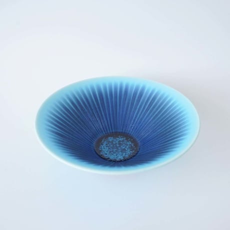 和田山真央・朝顔鉢/トルコブルー（L）