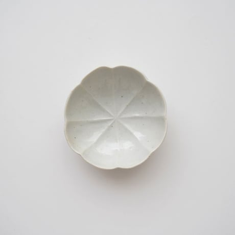 竹下努・青白磁小鉢 / 輪花