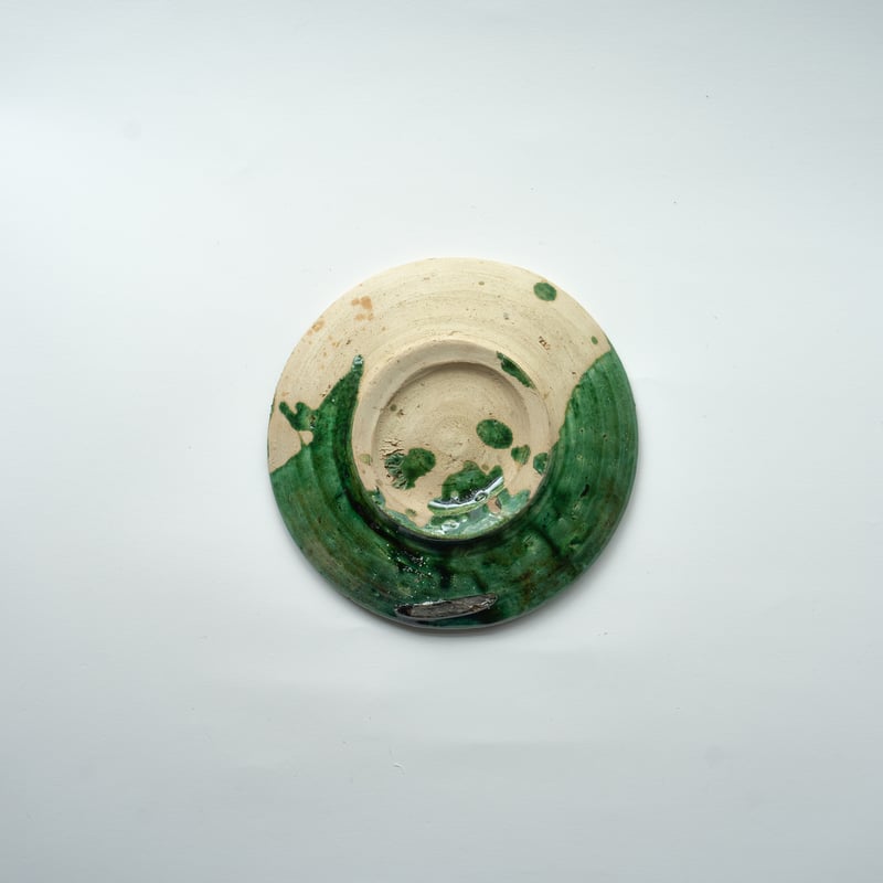 モロッコ製タジン皿(すず板細工+陶器)