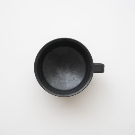 阿久津真希・スープカップ　(黒)