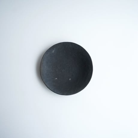 フルカワゲンゴ・5寸浅鉢 / 炭化