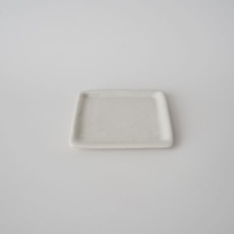 フルカワゲンゴ・菓子皿 / 白釉 ⑤