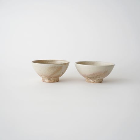 遠藤素子・飯碗 / 粉引