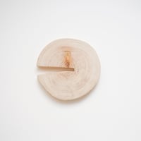 切り株のカッティングボード鍋敷き