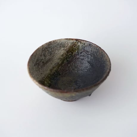 1 木曽志真雄・飯碗　オリベ3種（荒化粧） ③