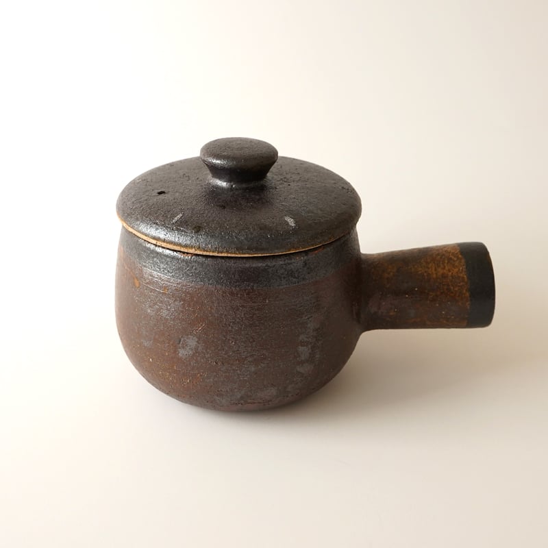 壷田和宏・亜矢 / フタ付き片手鍋 | 黄魚オンラインショップ