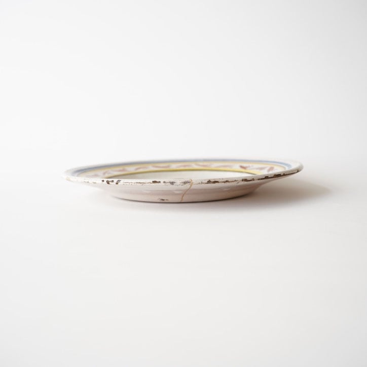 フランス・アンティーク・カンペール焼き（白漆継ぎ） | 黄魚