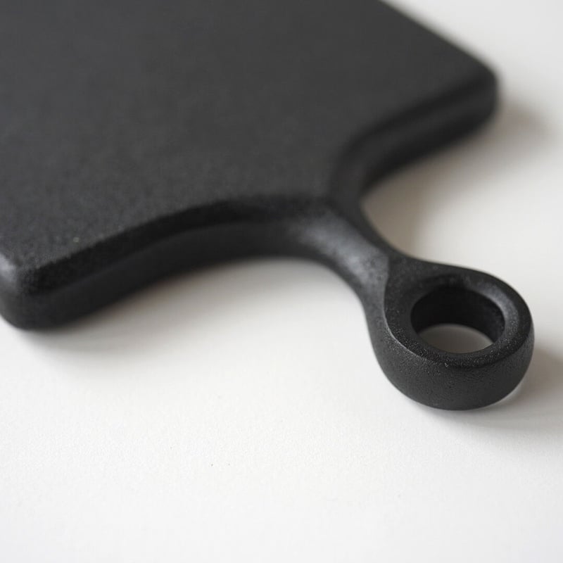 中西健太・サービングボード黒漆マット仕上げ（短） | 黄魚オンライン