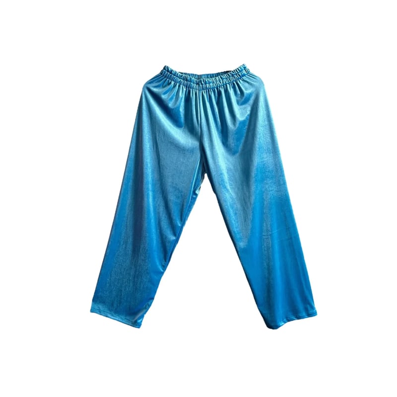カラフルベロアパンツ（light blue） | OM sabai sabai