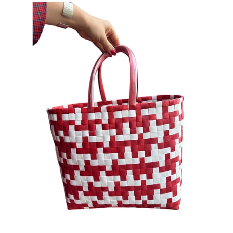 OM original taraat bag（M/009）/ red×white