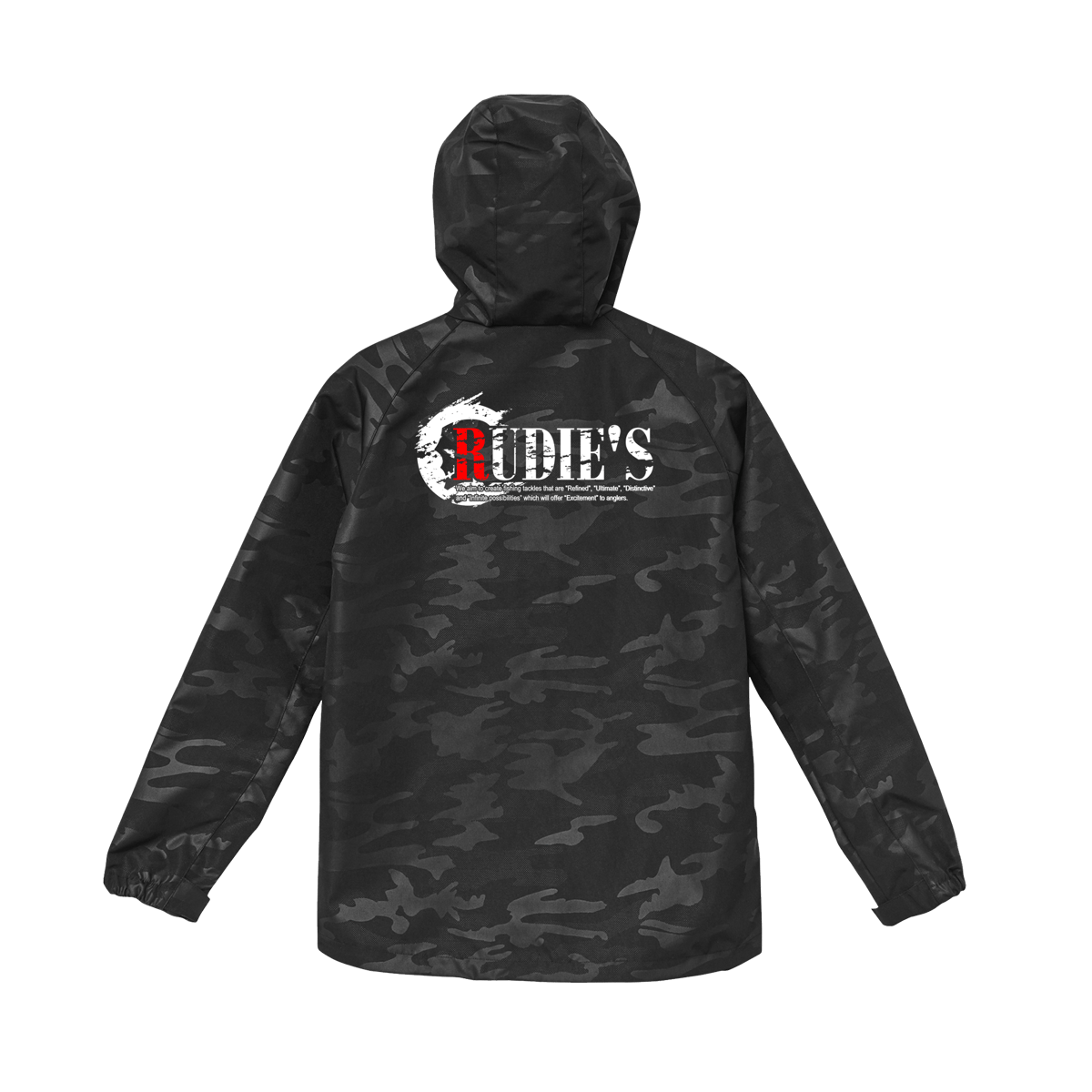 D-CLAW シェルパーカー(ブラック) RUDIE'S SHELL PARKA（シェルパーカー）ウッドランドブラック