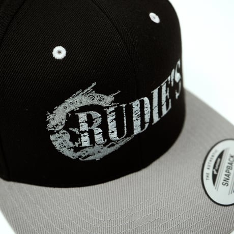 RUDIE'S FLAT CAP（フラットキャップ）シルバーブラック
