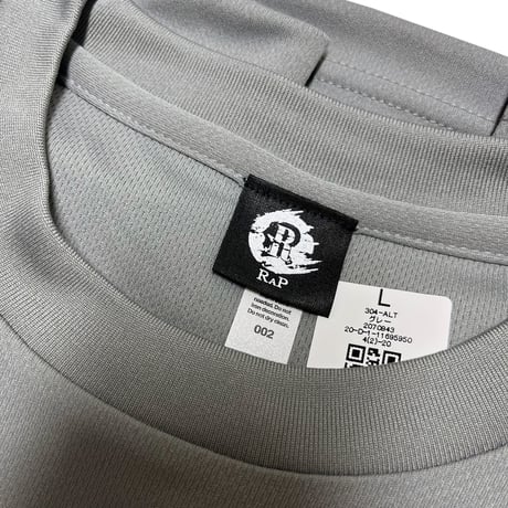 GROUPER EATING ドライ長袖Tシャツ（グレー）