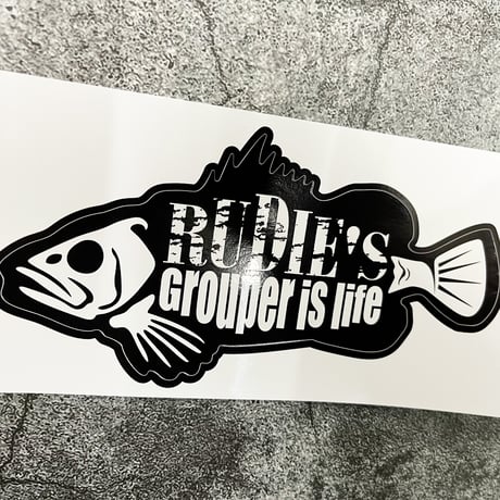 RUDIE’S GROUPER ステッカー（屋外用）