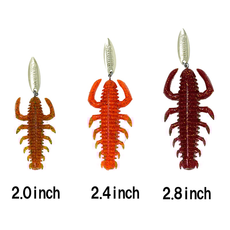 ハタ◎ ハタ喰い・蟲（2.0inch,2.4inch,2.8inch）はらぐろチャート