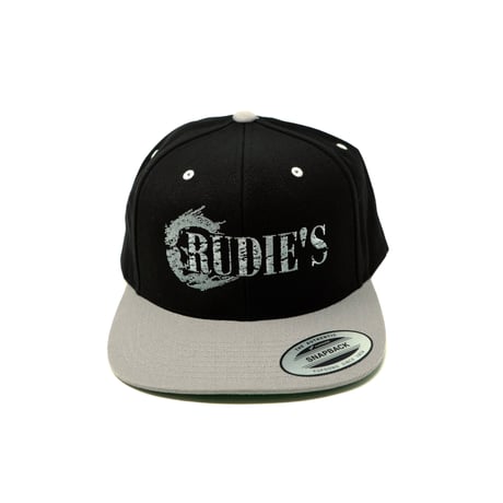 RUDIE'S FLAT CAP（フラットキャップ）シルバーブラック