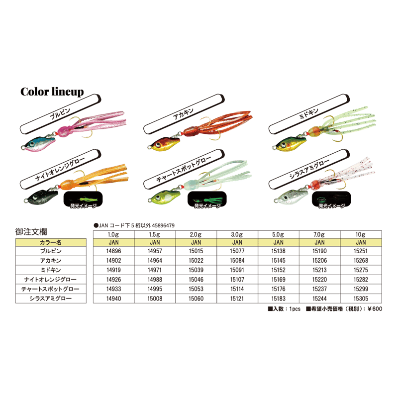 魚子チク（チャートスポットグロー） | RUDIE'S WEB SHOP