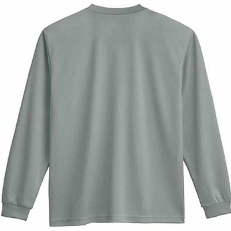 GROUPER EATING ドライ長袖Tシャツ（グレー）