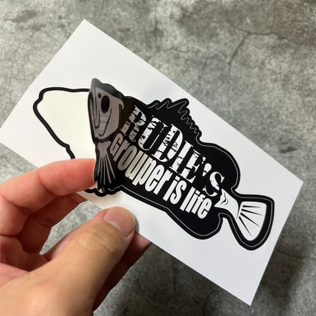 RUDIE’S GROUPER ステッカー（屋外用）