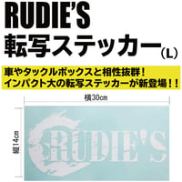 RUDIE’S転写ステッカー（L）