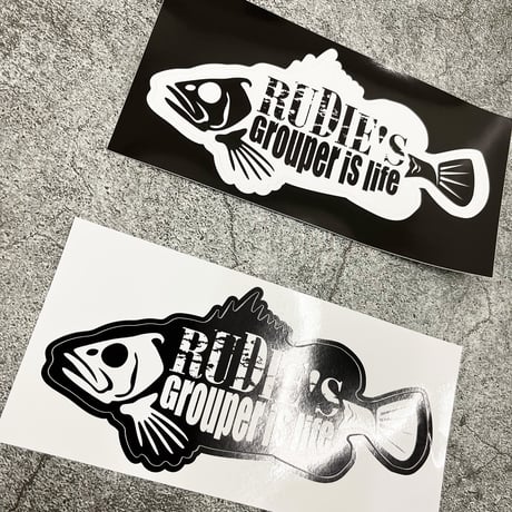 RUDIE’S GROUPER ステッカー（屋外用）