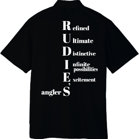 RUDIE'S POLO SHIRT （BLACK）
