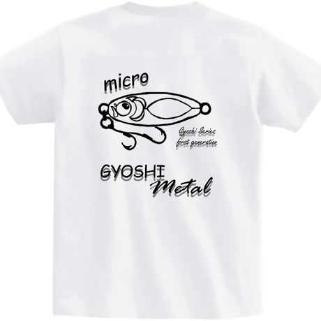 魚子メタル T-shirt （WHITE）