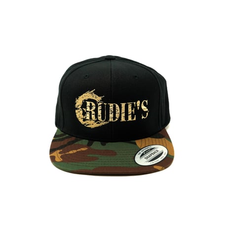 RUDIE'S FLAT CAP（フラットキャップ）グリーンカモブラック
