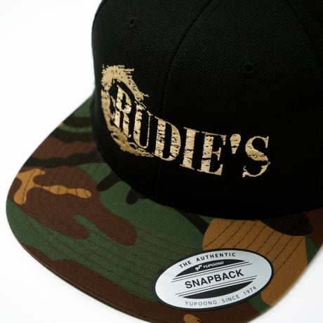 RUDIE'S FLAT CAP（フラットキャップ）グリーンカモブラック