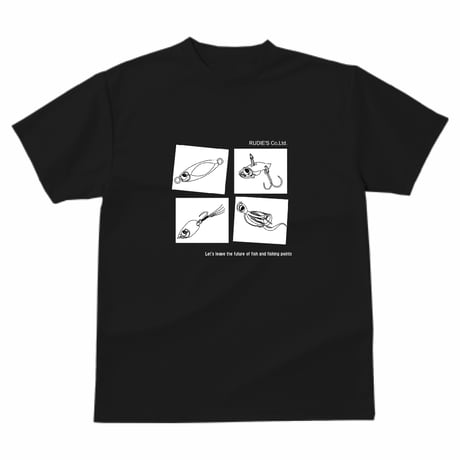 魚子シリーズパラレルドライ半袖Tシャツ（ブラック）