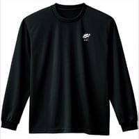 GROUPER EATING ドライ長袖Tシャツ（ブラック）