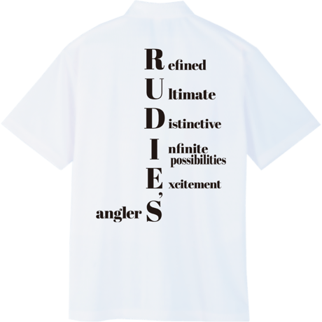 RUDIE'S POLO SHIRT （WHITE）
