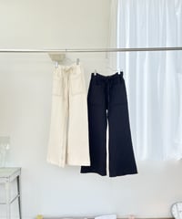 cotton wool  bokomoko flare pants (2colors)