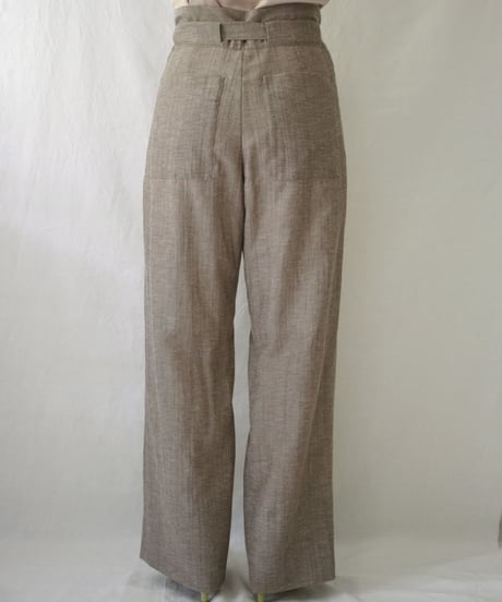 ramie / cotton summer tuck pants (2colors)